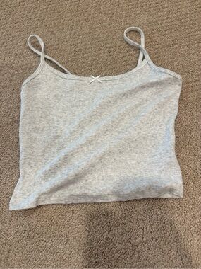 Garage Heather Gray Spaghetti Strap Tank Camisole
